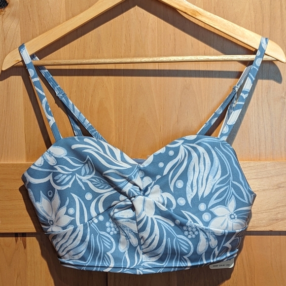 FP Movement by Free People Other - Free People Movement Double Take Twist Front Crop Top Sports Bra Sz Large